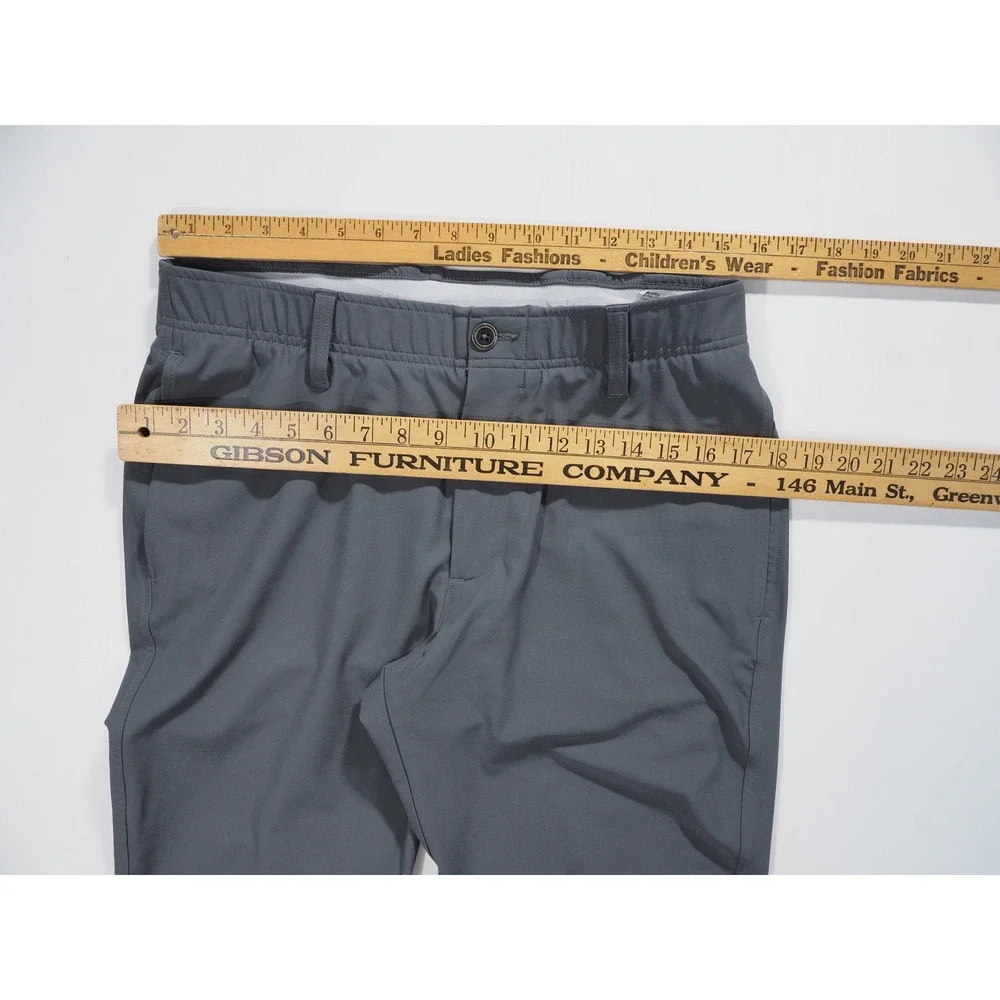 Under Armour Pants Mens 32x32 Gray Elastic Waist Stretch Performance Athletic - Picture 4 of 10